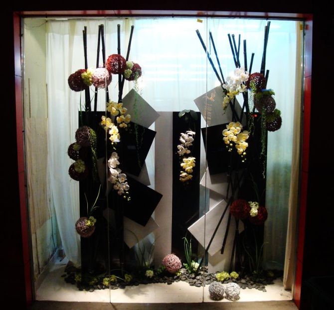 橱窗花艺